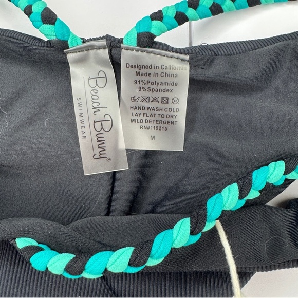 Beach Bunny Lex Bikini Set – Leopard Print Top S / Tango Bottom M – MSRP $215 - Picture 5 of 9